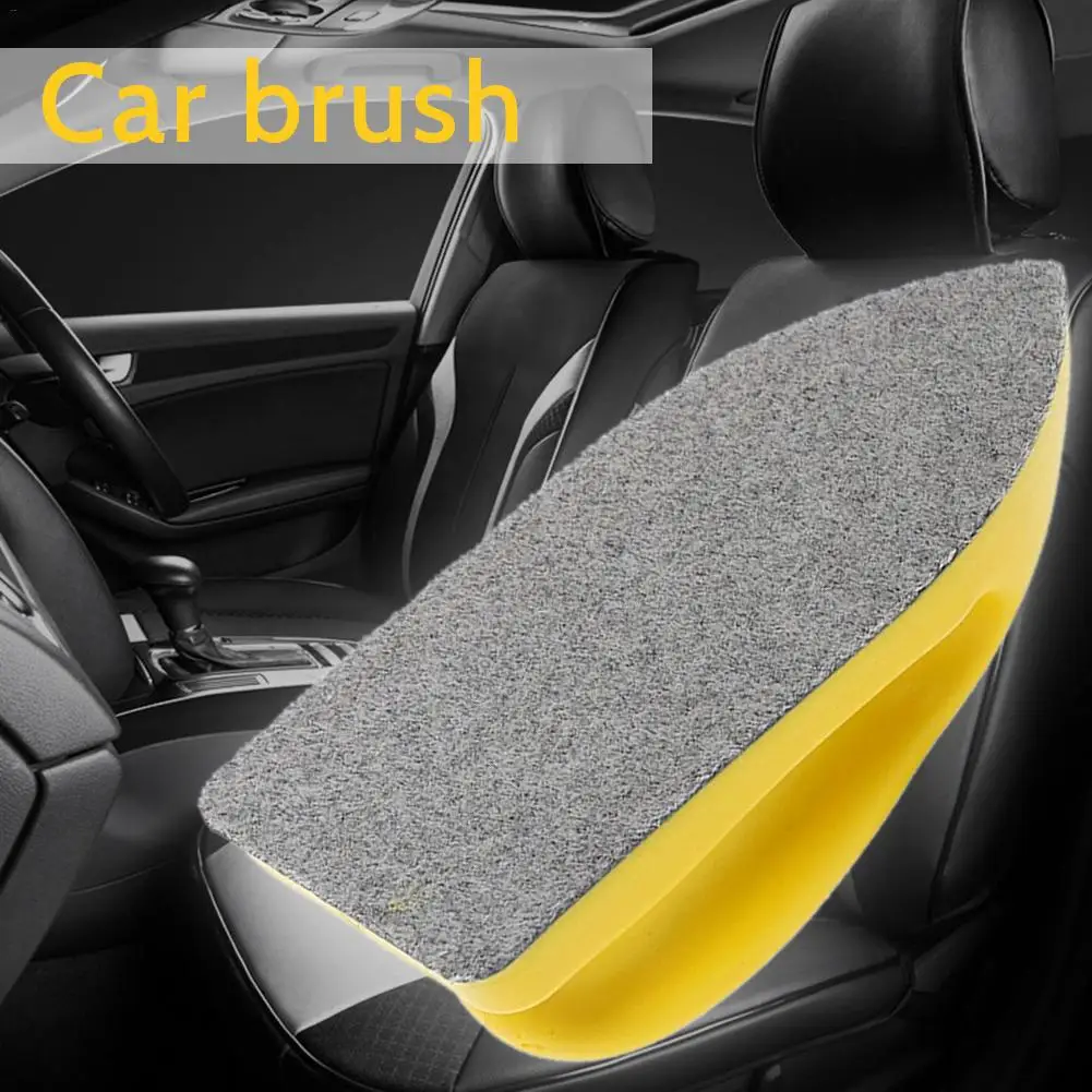 

Car Felt Cleaning Tool Car Cleaning Brush Nano Brush Leather Seat Care Detail Wipe Care Detailing Interior Cleaning Brush