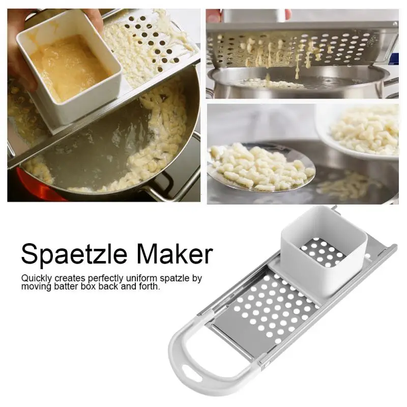 Горячая продажа ручное лезвие из нержавеющей стали Spaetzle чайник яйца лапша