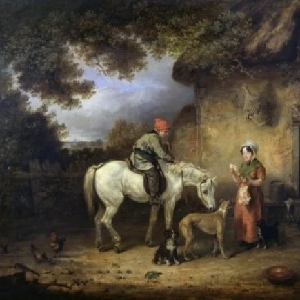 The Post Boy Detail Edmund Bristow (1787 1876 британский) постер печать (18x24)|Таблички и знаки| |