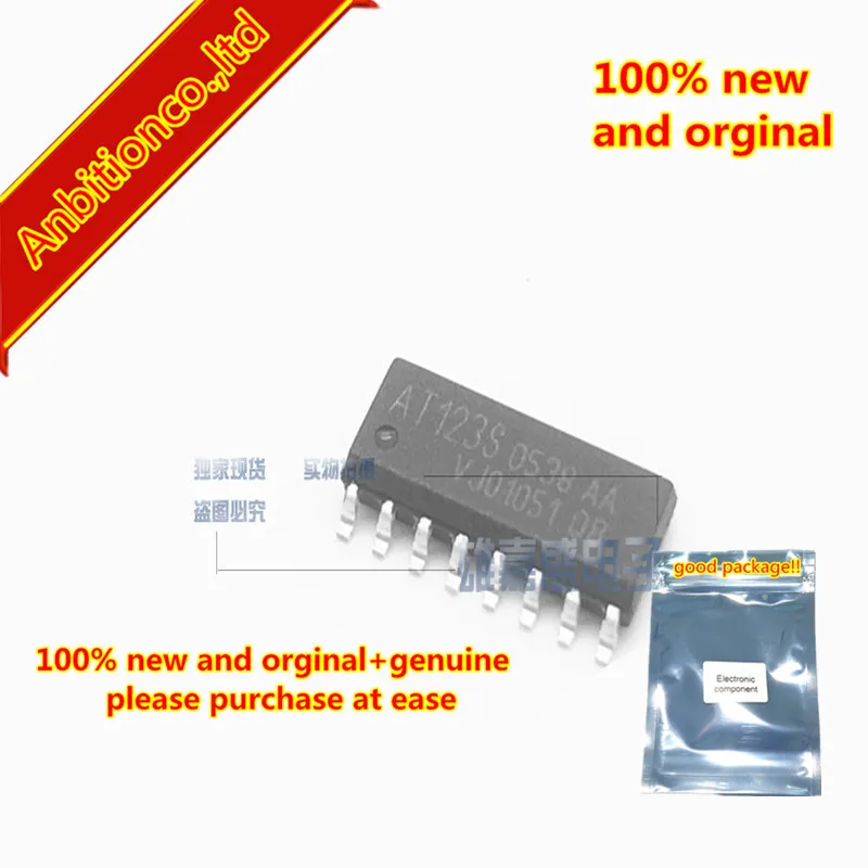10 шт. 100% новый и оригинальный AT123S SOP-16 [поддержка PCI диапазон часов от 25 МГц до 66 МГц]
