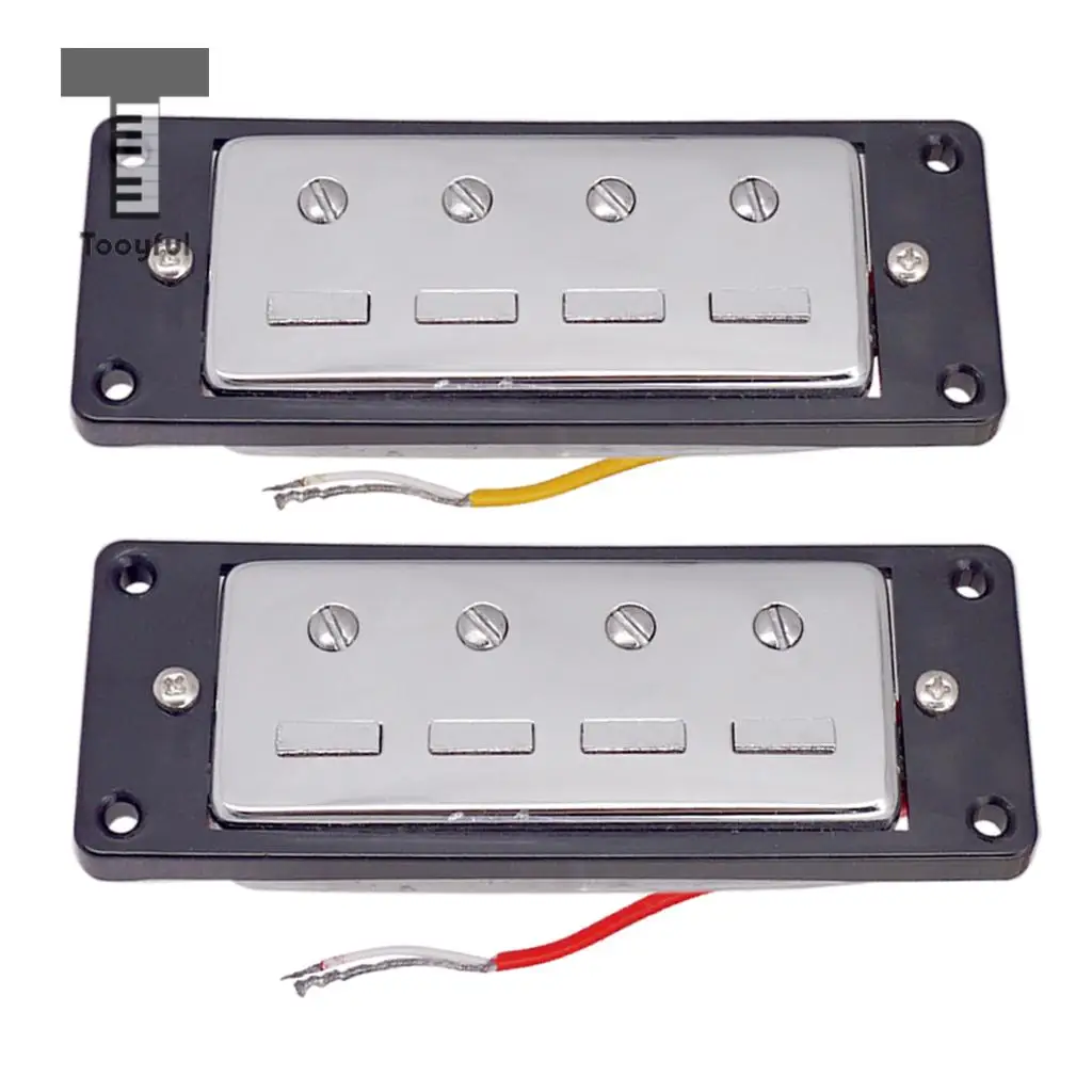 2 шт. набор пластиковых электрогитар Humbucker пикапы с мостовой шеей черной рамкой