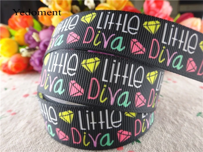 Резинки для волос 7/8 ''(22 мм) 10 ярдов с рисунком аксессуары волос|grosgrain ribbon