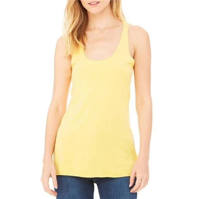 Белла плюс холст B8430 Yellow золото Triblend XL женские резервуар для белья желтое Extra Large| |