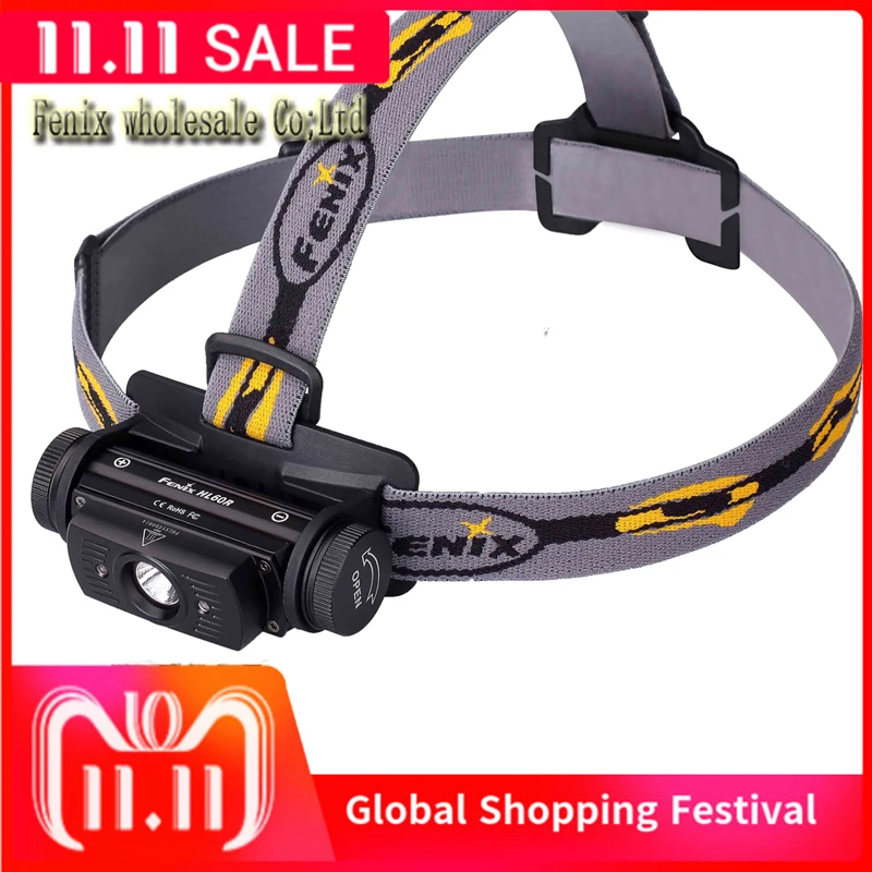 Fenix HL60R Cree XM-L2 U2 Neutral White LED 950 lumens headlamp(Powered by one 18650 or two CR123A batteries) | Лампы и освещение