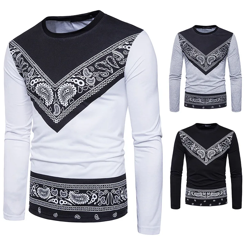 Новинка весна-осень 2019 пальто унисекс с круглым вырезом модная футболка принтом