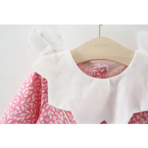 Кружевное платье принцессы с оборками для маленьких девочек торжественное