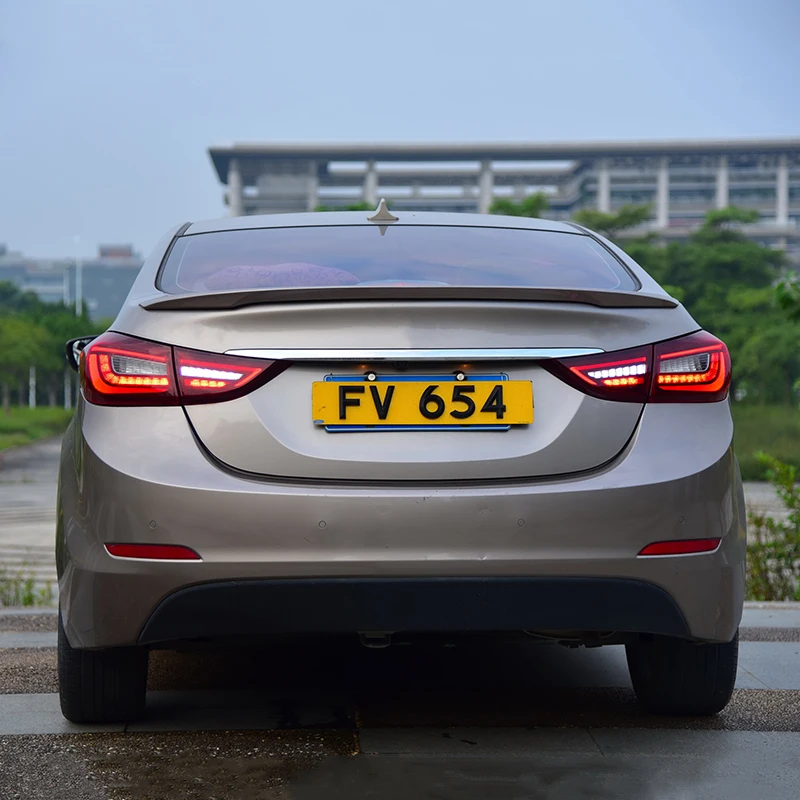 Хвост светильник в сборе для Hyundai Elantra 2012 2016 светодиодный вождения стоп сигнал