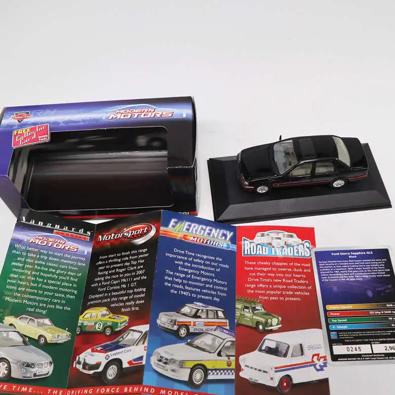 1:43 Масштаб Corgi LLEDO Vanguards Ford Sierra Sapphire GLS VA09901 литые модели игрушечных автомобилей с