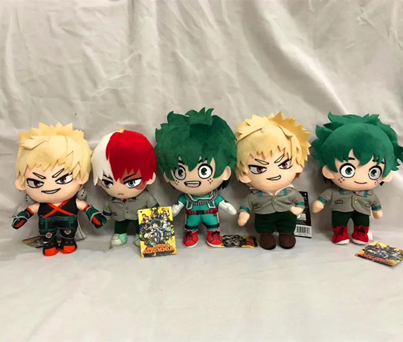 5 шт./компл. мой герой игрушка в виде фигурки amime Bakugou Katsuki Todoroki шото haku Косплей плюшевая кукла 20 см подушка подарок