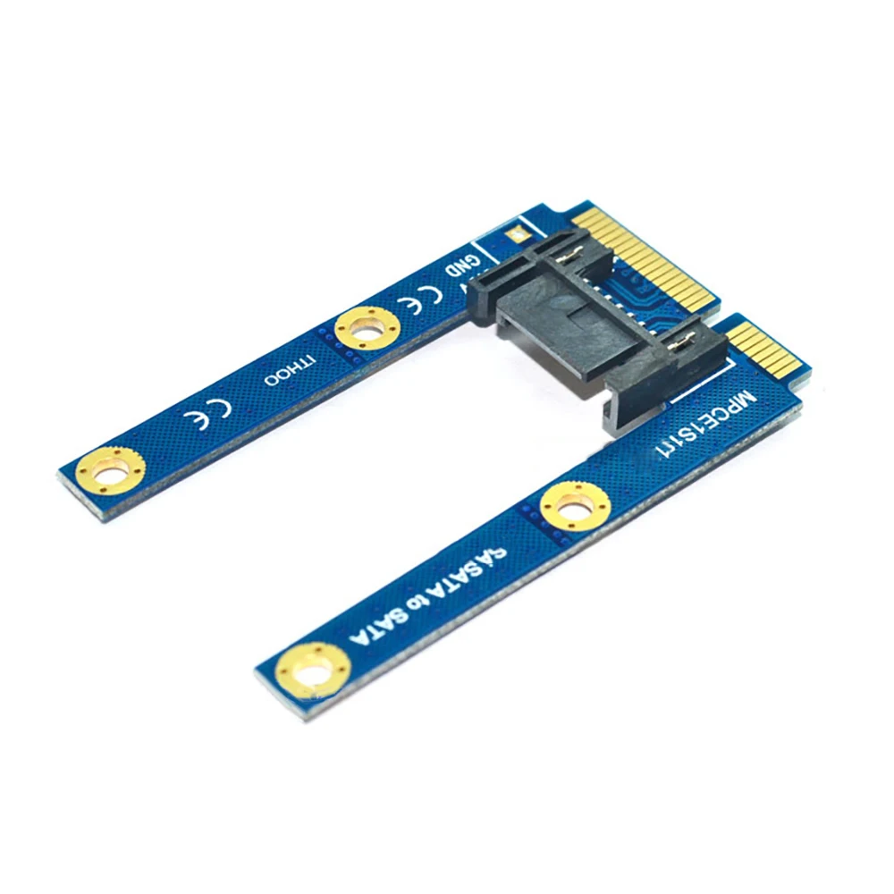 AEROFARA mSATA SATA адаптер мини до 7 Pin MPCIe Расширение горизонтальная компьютерная карта