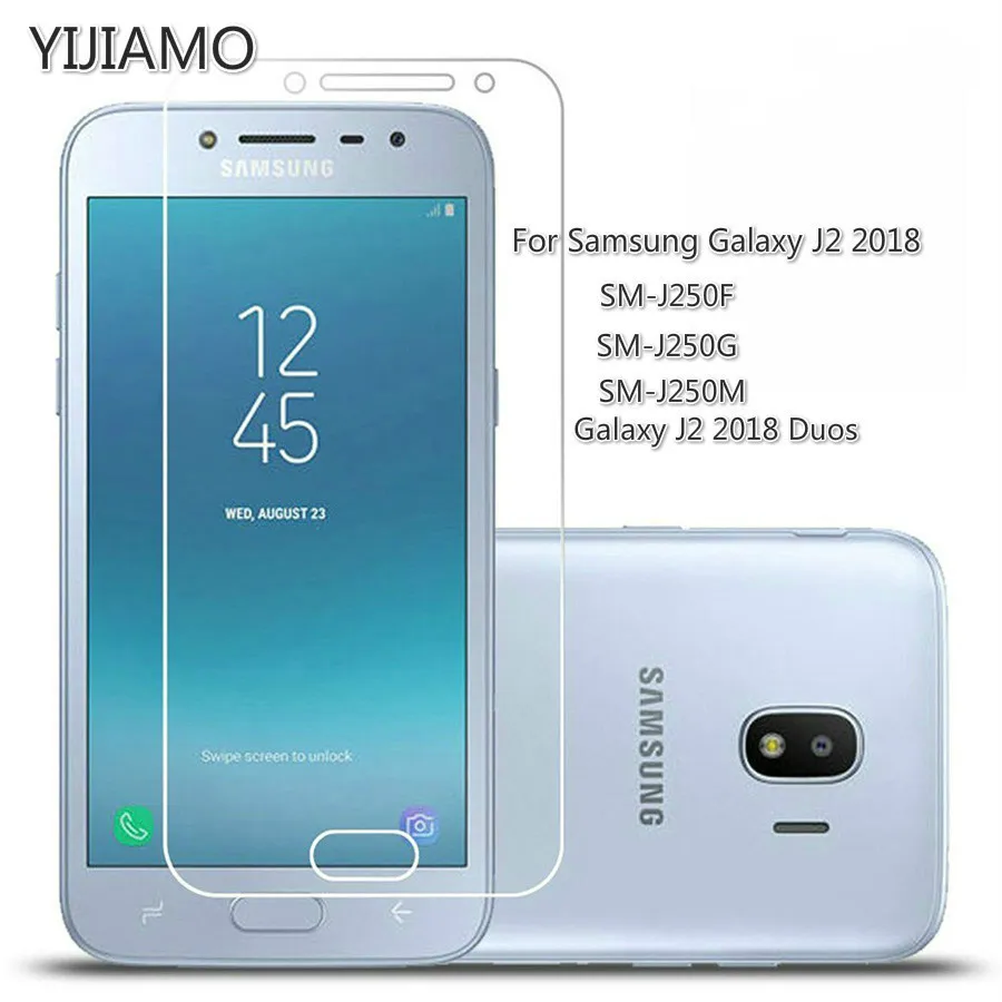 2 шт. Защитная стеклянная пленка для Samsung Galaxy J2 2018 защита экрана Pro 9H закаленное