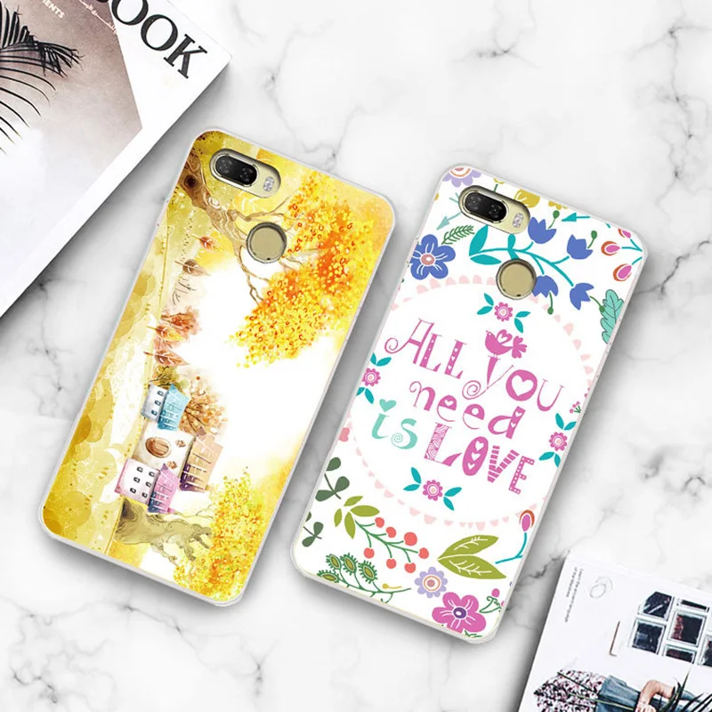 JONSNOW Soft Case For Lenovo K5 Play 5.7&quot Painted Pudding Anti Skid Phone Cover for L38011 ZUI 3.7 4G Capa Fundas | Мобильные