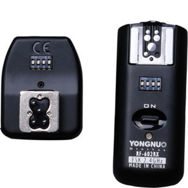 Yongnuo RF 602C RF602 RX C 600TX беспроводной дистанционный триггер вспышки 1 передатчик + 2