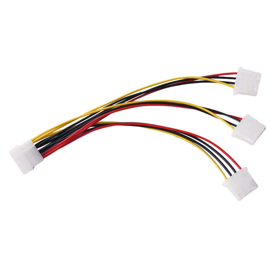 Высокое качество 4Pin IDE/SATA Мощность кабели HY1578 4 контактный молекс Мужской 3 порта