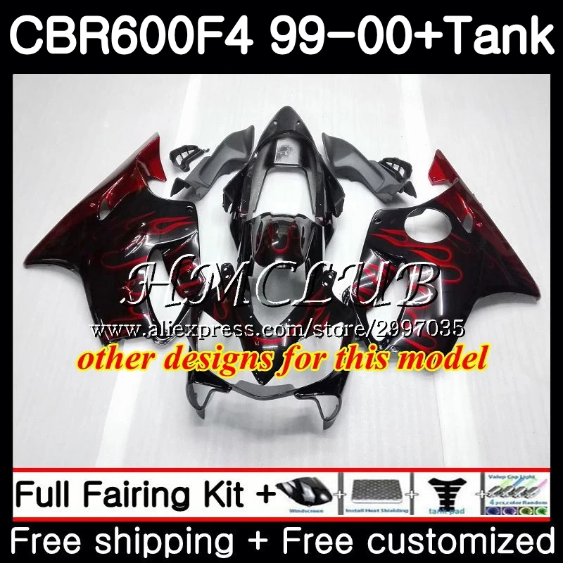 + Бак для HONDA CBR 600F4 CBR600FS 600 FS 1999 2000 корпус 76HC. 13 CBR600 F4 CBR600F4 желтый черный 99 00