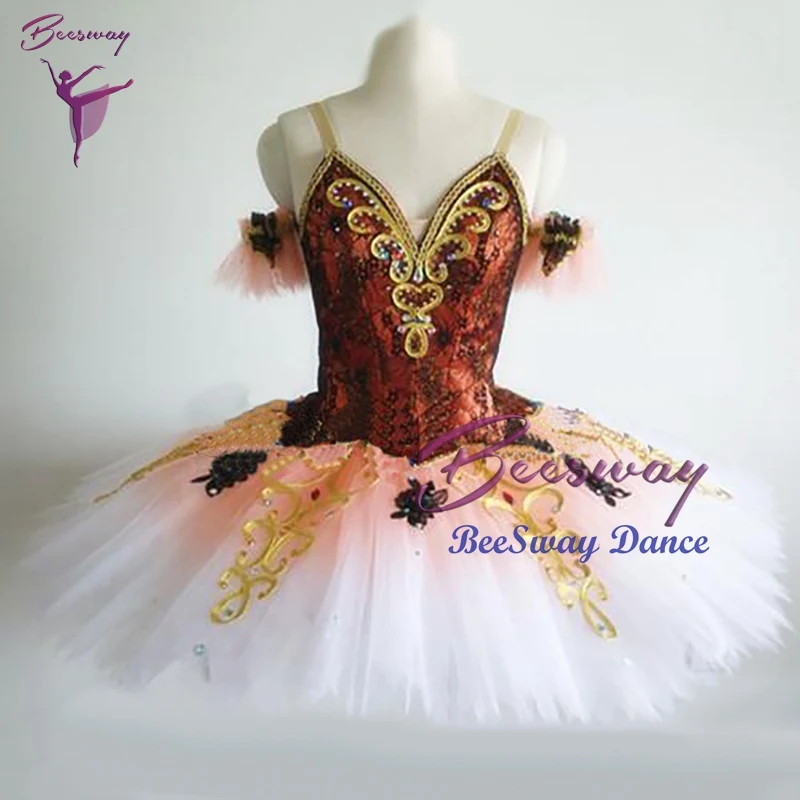 

Brown classical ballet Tutu dress women peach Professional Ballet Tutus for Girls Ballerina Ballet dance Costume