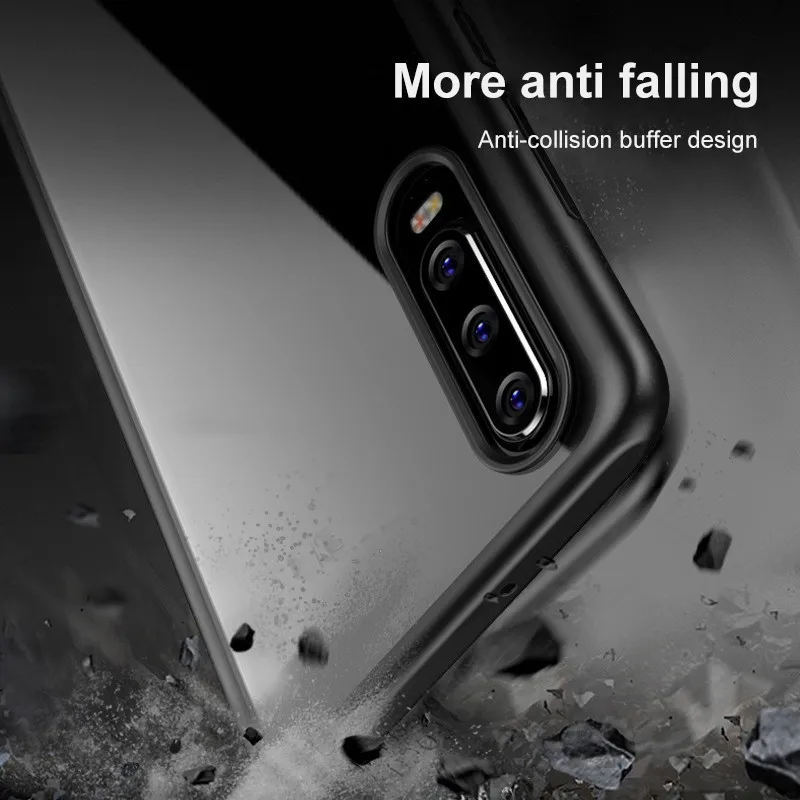 Противоударный Ударопрочный силиконовый чехол для Huawei P30 P30Pro прозрачный Lite