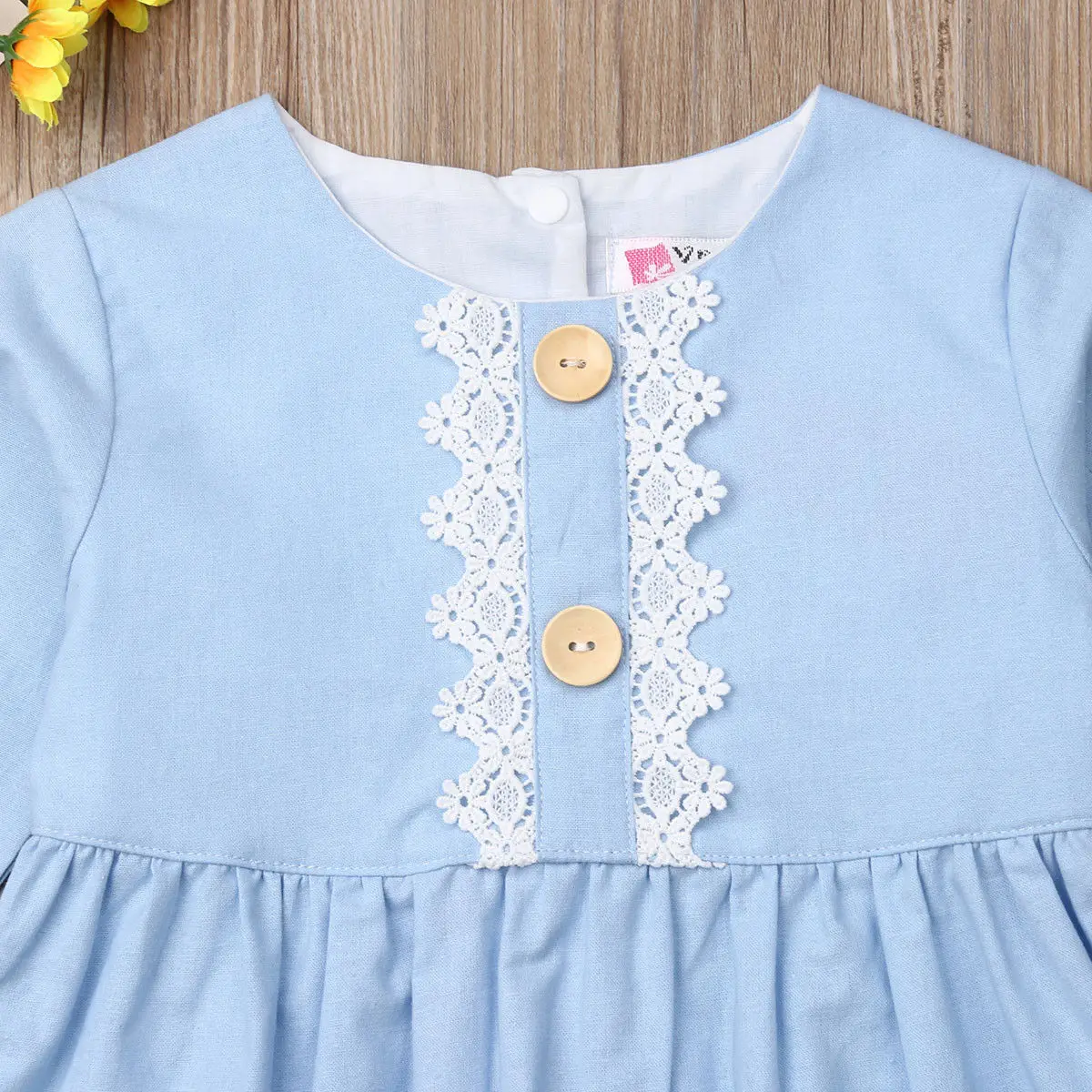 2019 Canis Toddler Baby Girls Long Sleeve Lace Weddings Gown Pageant Party Princess Spring Autumn Dresses | Детская одежда и обувь