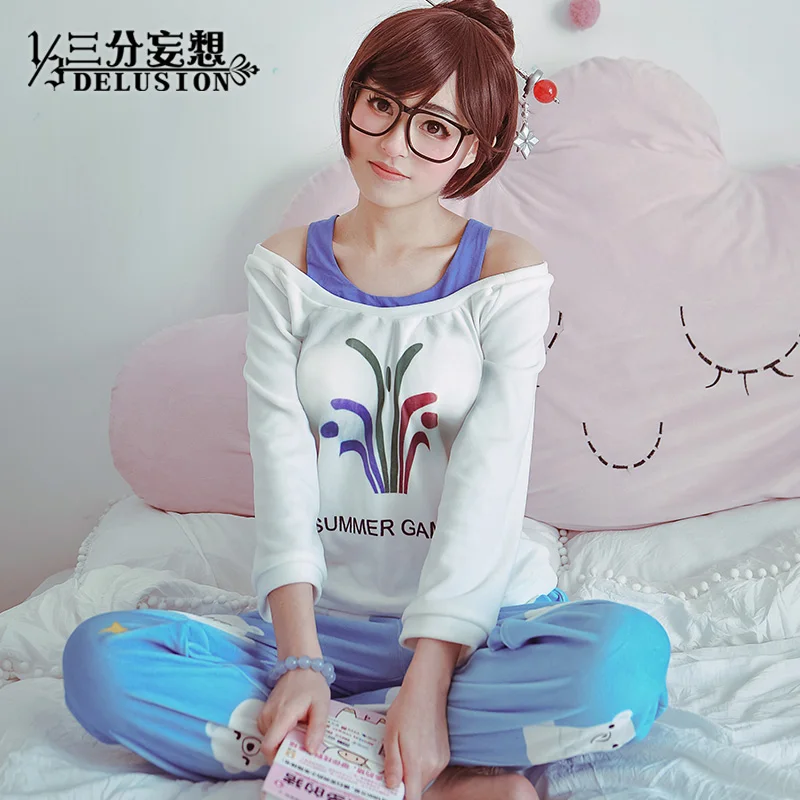 1/3 Delusion Overwatch Mei riseandshine пижамный комплект милый карнавальный костюм