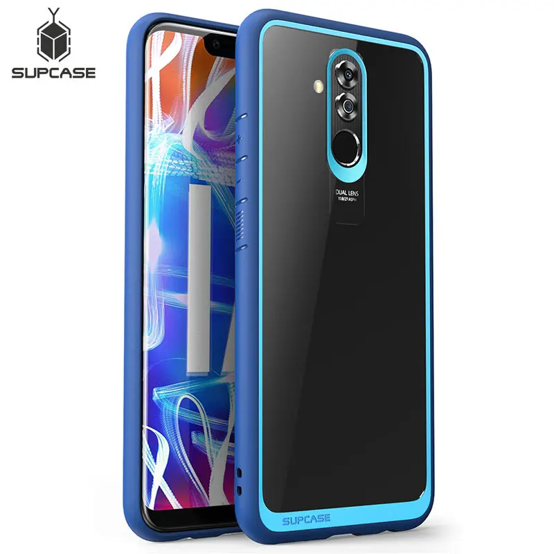 SUPCASE For Huawei Mate 20 Lite Case 6.3 inch UB Style Anti-knock Premium Hybrid Protective Blue TPU Bumper PC Clear Back Cover |
