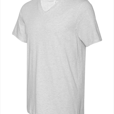 Bella-Canvas C3005 Unisex Jersey Short Sleeve V-Neck Tee - Ash Extra Small |