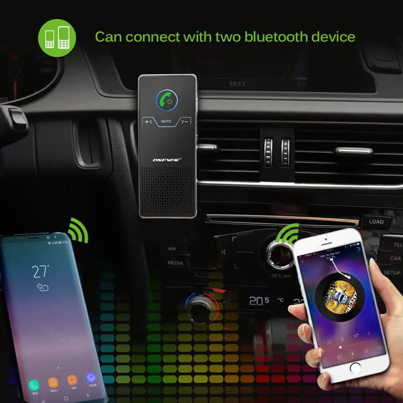 Беспроводной автомобильный комплект громкой связи Bluetooth громкая связь динамик