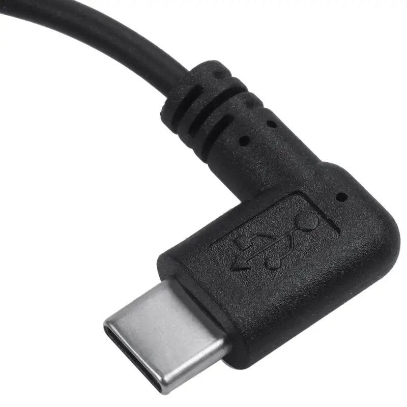 USB 90 градусов Мужской Micro кабель для зарядки данных изгиб левая Выдвижная