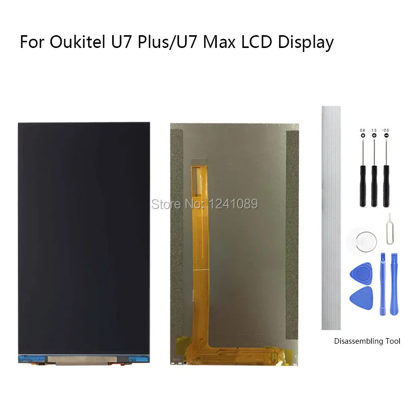Замена экрана дисплея для Oukitel U7 Plus ЖК дисплей сенсорный экран 5 дюймов черный