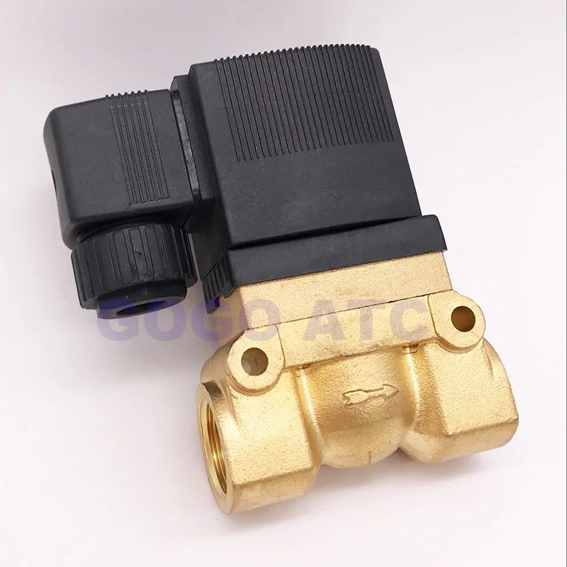GOGO ATC 50bar высокотемпературный Соленоидный клапан высокого давления 3/8 BSP 24V DC