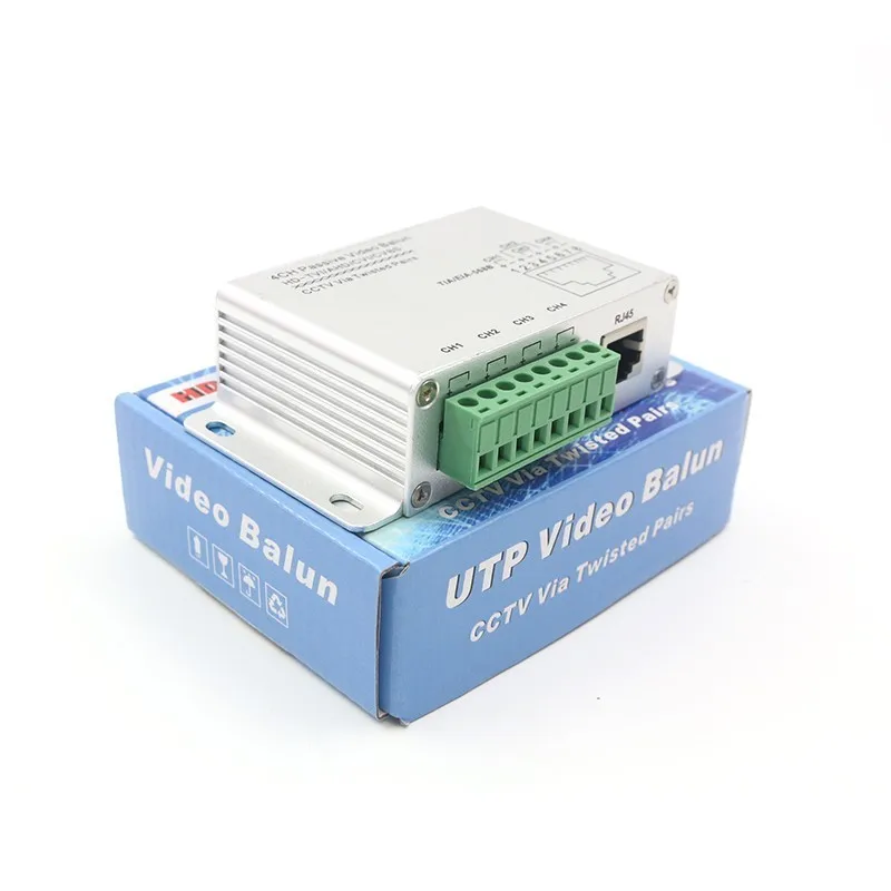CCTV 4Ch DVR BNC UTP RJ45 пассивный видео балун Камера Cat5 трансивер безопасности передатчик