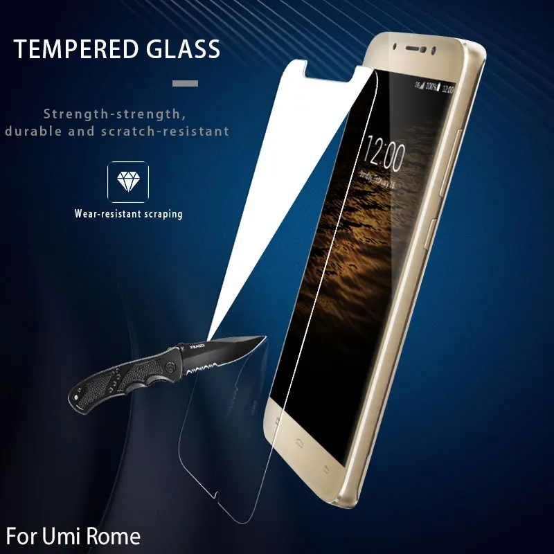 DyGod For UMI Rome X Tempered Glass 5.5 inch Front Screen Protector Film Phone Replacement | Мобильные телефоны и