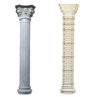 abs plastic roman concrete column moulds 25x350cm european pillar mould construction moulds for garden villa home house
