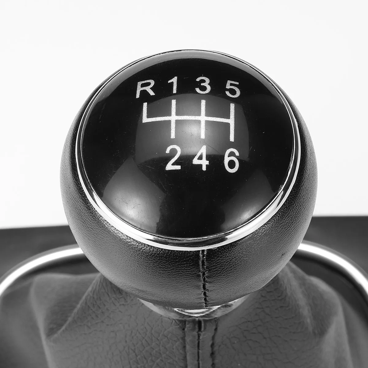 Автомобиль 5 6 Скорость кожаная ручка переключения рулевого механизма автомобиля