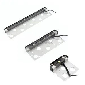 Уличный светодиодный ландшафтный светильник низкого напряжения, 24 шт., 12 В, жесткий накид, удерживающий настенный светильник с монтажным кронштейном