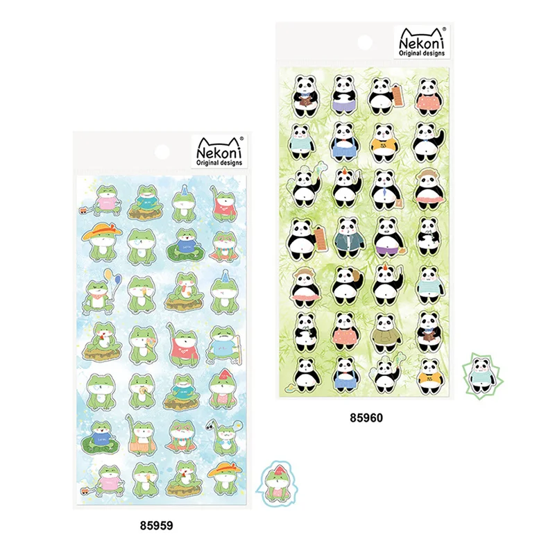 46 шт./кор. милый кот наклейки пуля журнал Kawaii канцелярские для детей DIY дневник в