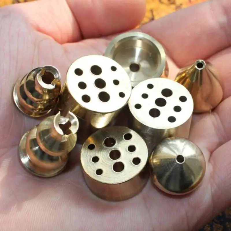 Латунная вставленная палка горелка портативный мини держатель для благовоний в