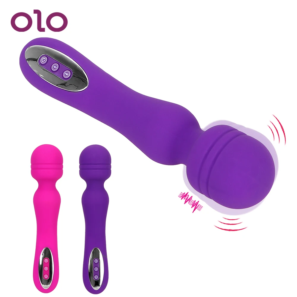 Вибратор-палочка OLO AV 12 Частотный Стимулятор клитора женская мастурбация