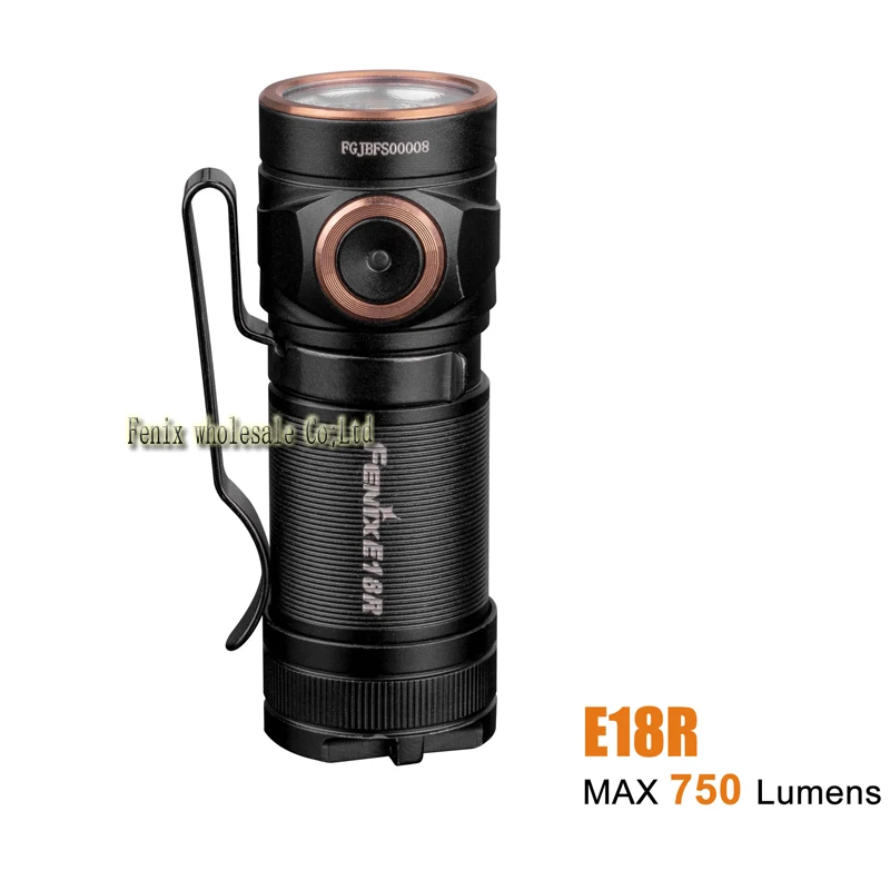 Фонарик Fenix E18R Cree XP L HI светодиодный 750 люмен 16340/CR123A с магнитной зарядкой фонарик