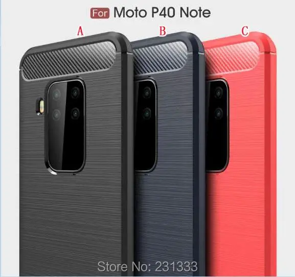 Мягкий чехол из ТПУ C-ku IPAKY Brush Для MOTO P40 NOTE PLAY POWER для OPPO Reno Google Pixel 3A XL углеродного