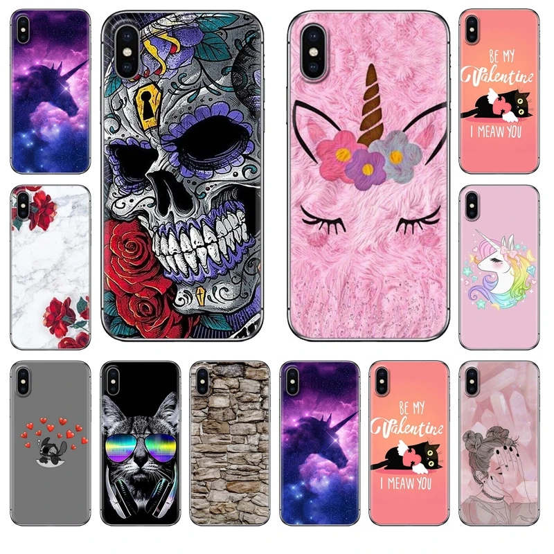 Ins Style Soft Phone Case For Asus Zenfone ZC520TL/ ZC553KL/ ZB552KL/ ZS620KL(ZE620KL) Colorful Painted TPU Silicone Cover |