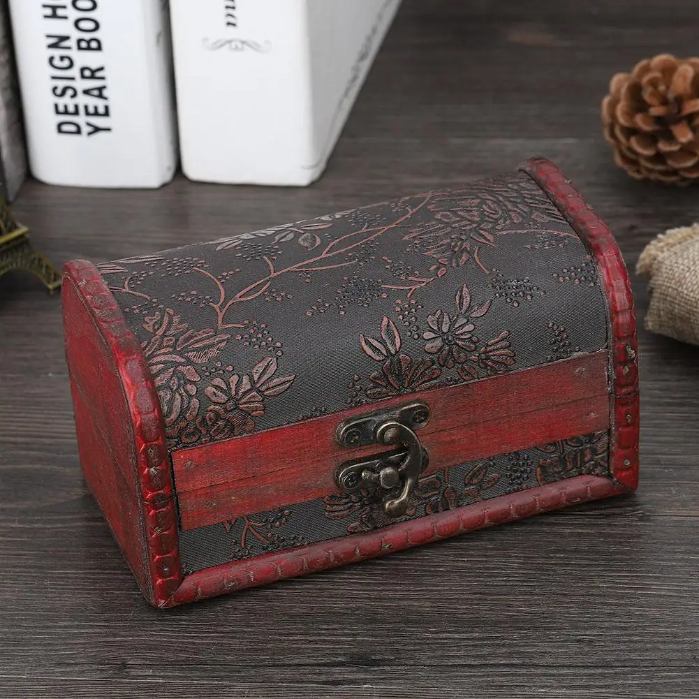 Винтажная квадратная шкатулка для хранения ювелирных изделий чехол стол ручной