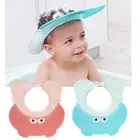 Регулируемая детская шапка для мытья волос, детская эластичная шапка для шампуня, детская безопасная шапка для ванны и душа, шапки для защиты глаз и ушей