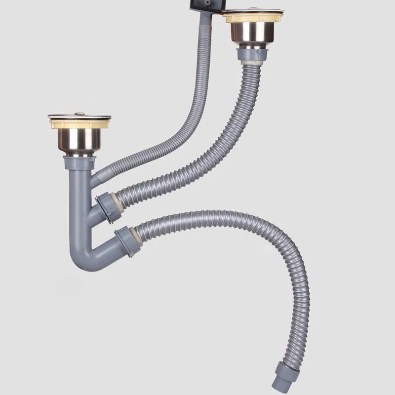 Потолочный кухонный дезодорант двойной резервуар таз сливной трубы Аксессуары