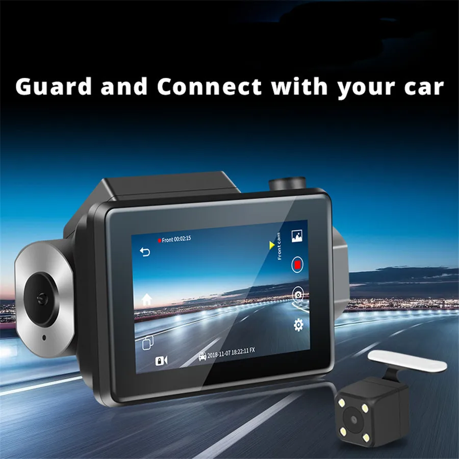 3G WiFi Android 5 0 Автомобильный видеорегистратор камера 3 &quotэкран 1080P gps навигатор с