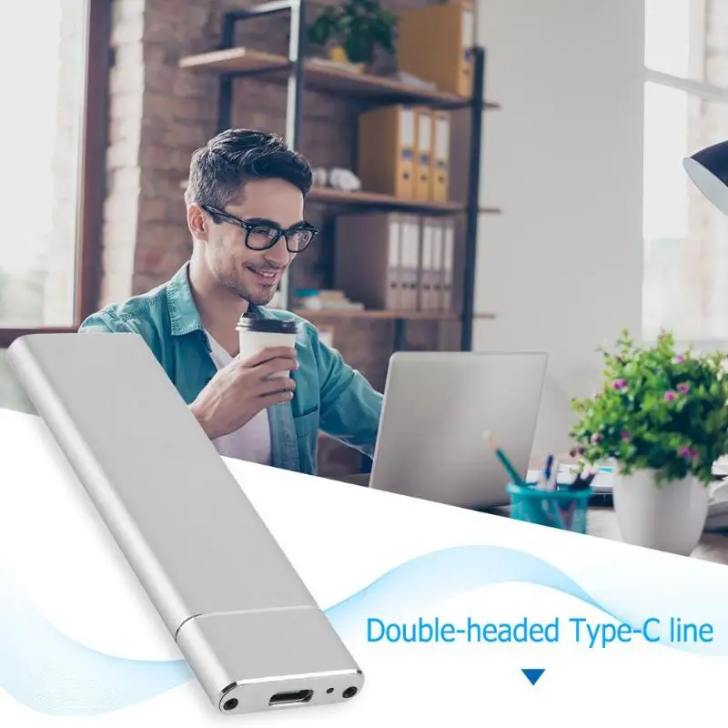 M.2 NGFF SSD 6 Гбит/с к USB 3 1 Type C HDD конвертер адаптер Корпус чехол твердотельный жесткий