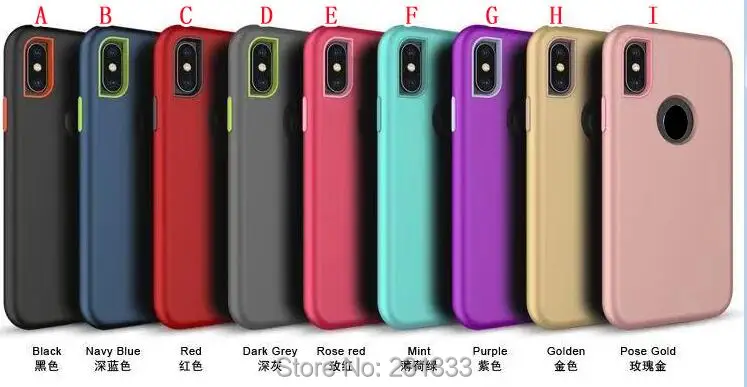 C ku робот гибрид армированный Жесткий ПК ТПУ чехол для Iphone X XS MAX XR 8 7 Plus 7PLUS 6 6S