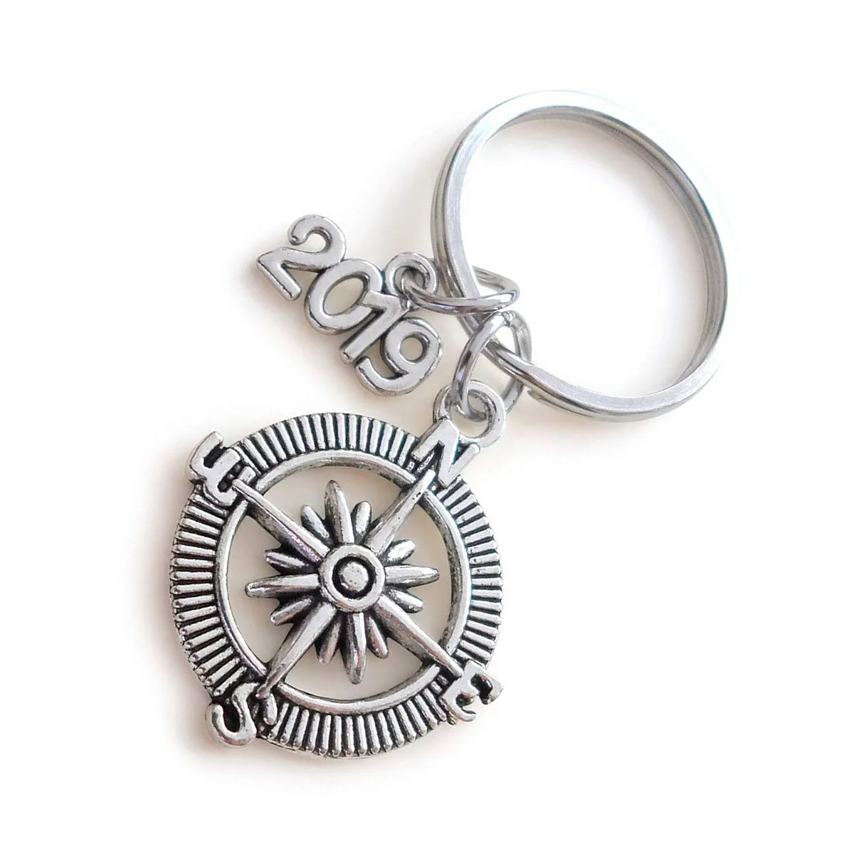 1 шт. Grad брелок 2019 компас металлическая подвеска аксессуары для сумки