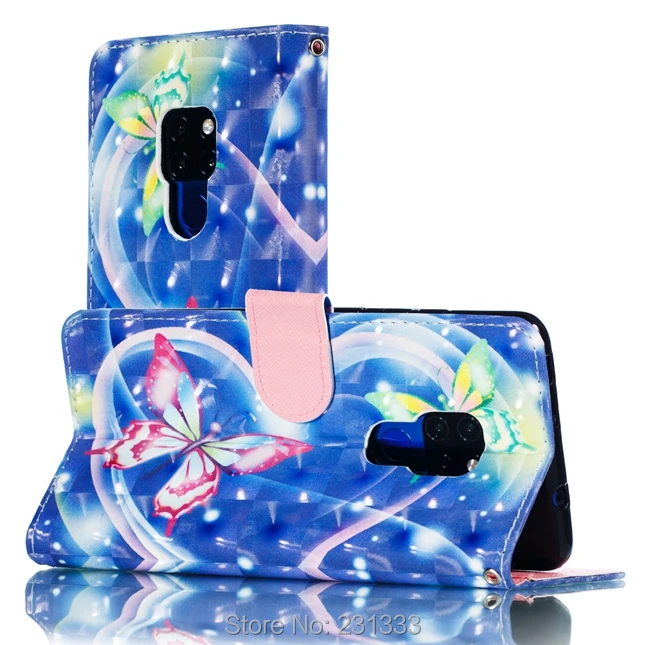 Кожаный чехол-кошелек с объемным рисунком C-ku для Huawei MATE 20 PRO Honor 7A 7C 8C 8X 9 10 LITE 2019