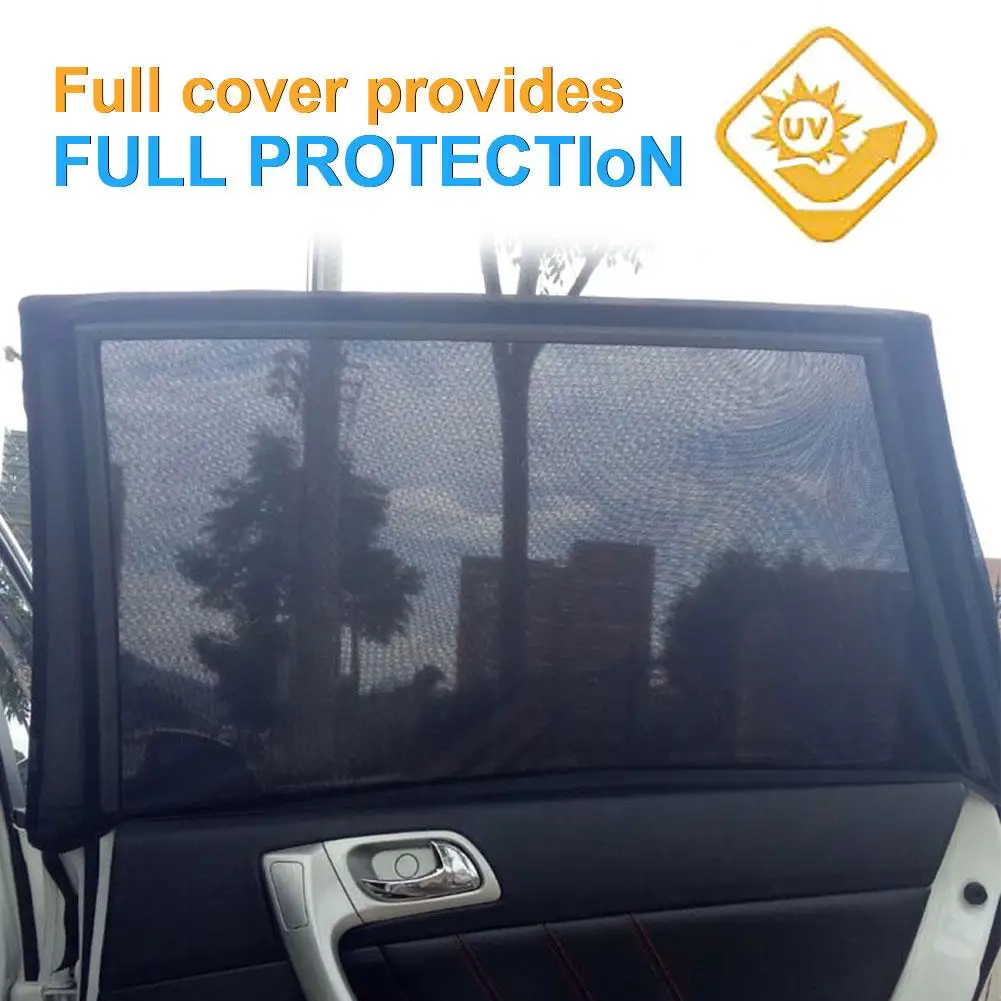 

1 пара Солнцезащитная бленда для бокового окна автомобиля Шторы сетка солнечного тепла блок внедорожник специальным москитным виточным тр...