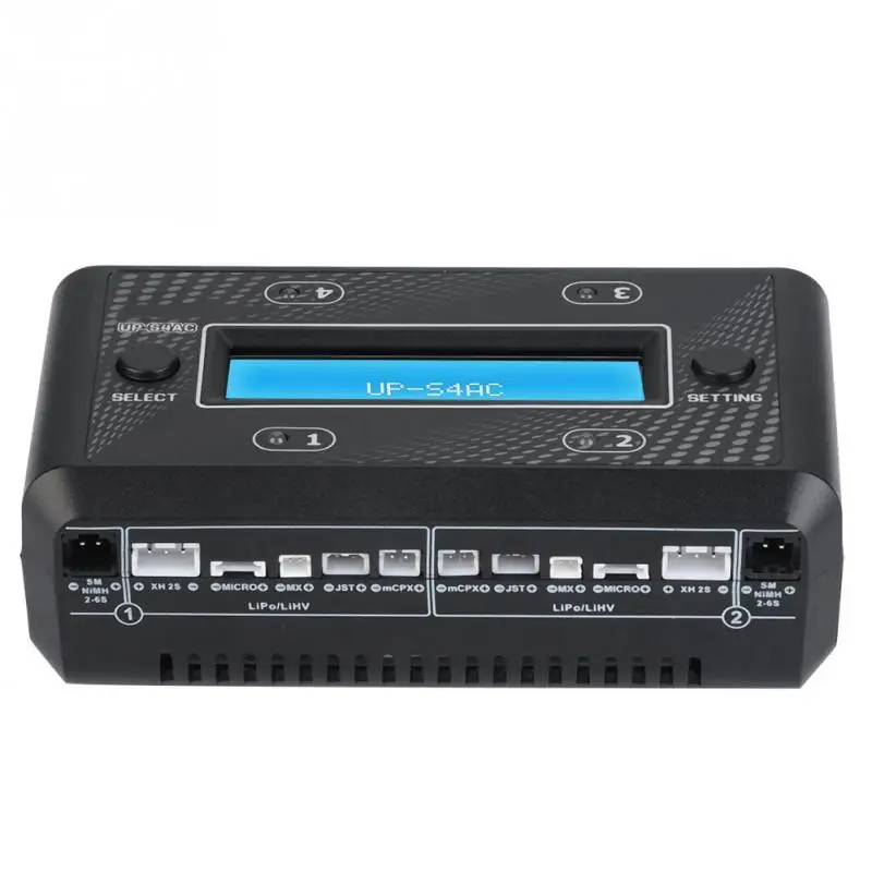 UP S4 батарея интеллектуальное зарядное устройство AC 100 240 В для LiPo/LiHV/NiMH/NiCd батареи